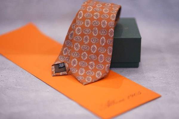 ネクタイ オレンジ｜Albeni1905 Made in Italy
