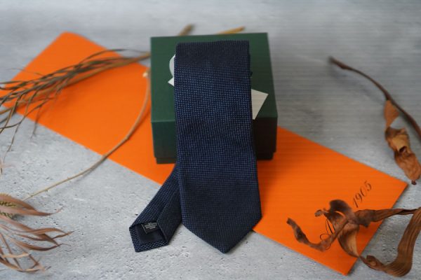 ネクタイ ネイビー|Albeni1905 Made in Italy